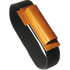 BLUE SINCERE RDP1 Rodeia Pen Holder for Notebook, Genuine Leather, Italian Leather, Fits A6 - A5 Size, Slim Pencil Case, Men's, Women's, Gift Box Included, retro camel, Modern