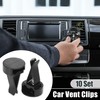 X AUTOHAUX Air Vent Clip Car Square Head Plastic Slot