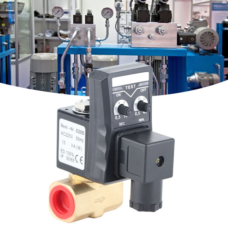 Electronic Drain Valve with Timer Tank Drainage Electric Solenoid Valve