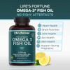 Lifes Fortune Suplemento de concentrado de Omega 3 de aceite