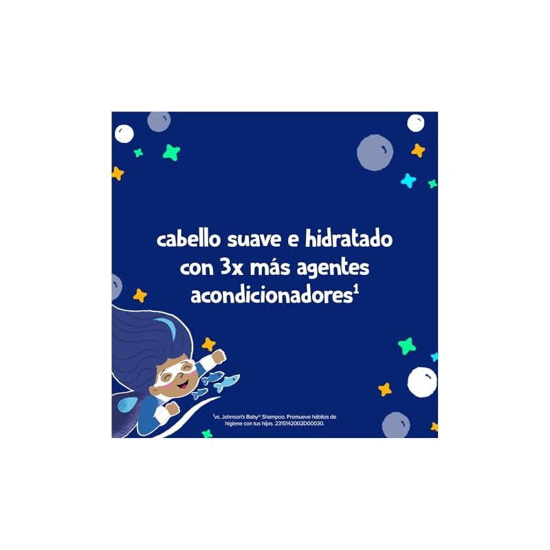 Johnson's Kids 2 en 1 shampoo y acondicionador 200ml