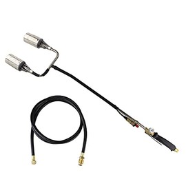 TITUS Push-Start Propane Weed Torch High Output Wood Ice Snow Roofing Road