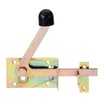 Gah-Alberts 210397 Garden Gate Latch for Narrow Timber Frames Yellow-Galvanised