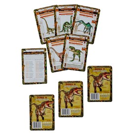 Clade-Gravim Dinosaur Trading Cards for Boys Girls Adults Bundle Series 10 Multi Pack The Small But Mighty Dinos (Three 5 Packs)