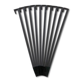 EasyFlex Nylon Landscape Edging Anchoring Stakes, 10 Count, 10-Inch Length (1940-10),Black