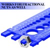 Hoteam 2 Pieces Nut Bolt Thread Gauge Checker Plastic Bolt