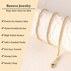 Reoxvo Gold Rope Link Chains for Men - Cool Hip