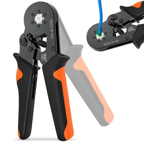 Idota Crimping Pliers 0.08-10 mm², Wire End Ferrule Pliers, Hexagonal