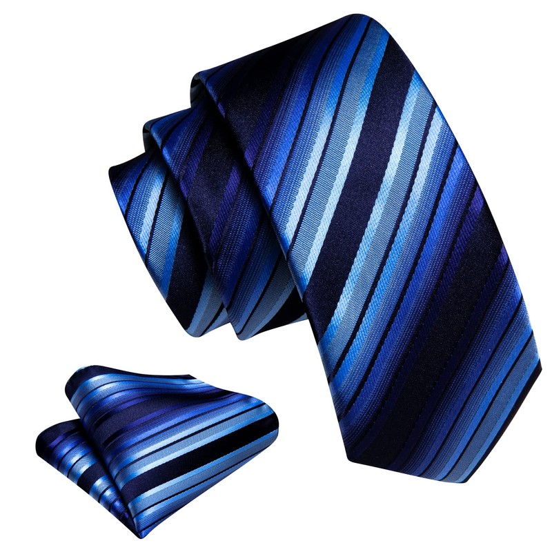 Barry.Wang - Corbata para niño de seda regular, tela a