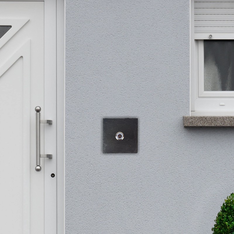 laser-diele Doorbells - Slate Bell Sign - Front Doorbell -