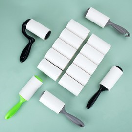 4 inch Lint Roller Refills Only for Scotch Brite Lint Roller Replacement Refills for Pet Hair Extra Sticky 60 Sheets per Roll Pack of 10 Rolls Total 600 Sheets (Inside Dia. 1-3/4 inch)