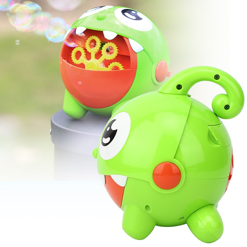 Electric Bubble Blowing Toys Children Rechargeable One Button Operation Bubble