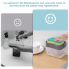 Bebeay Dispensador De Jabón con Esponja, 2 En 1 Jaboneras