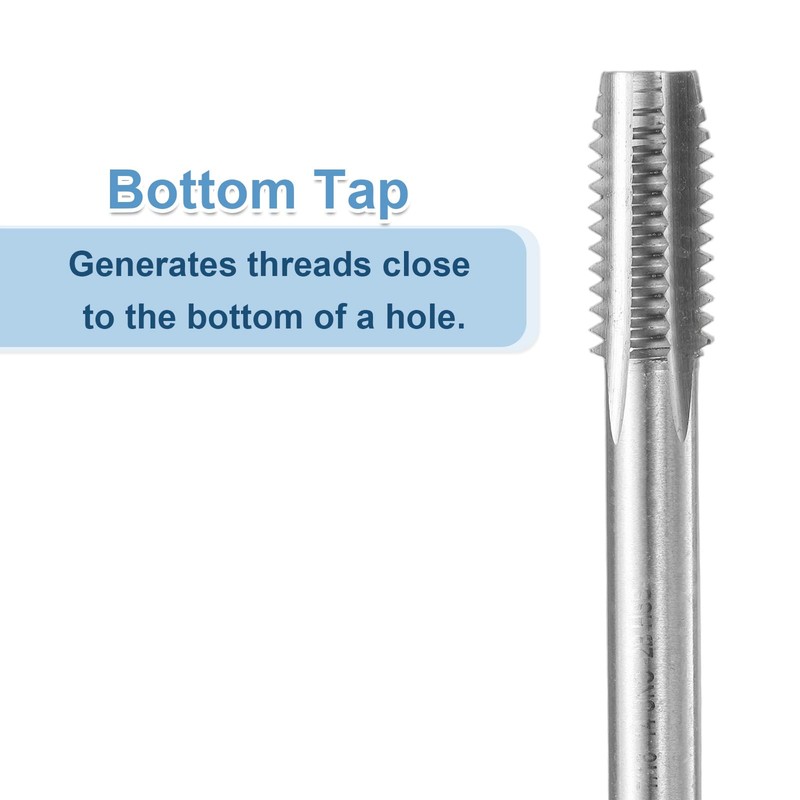QUARKZMAN Hand Bottom Tap 7/16 14 UNC 2B Thread Basic