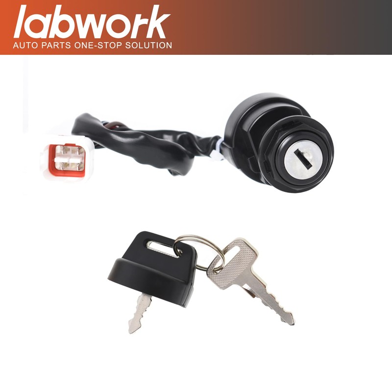 labwork Ignition Key Switch Replacement for Yamaha Warrior 350 YFM350X