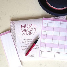 MUM's Weekly Planner - undated desk pad - organise your busy family - It's All About The GRID