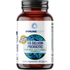 Probiótico para la salud digestiva - 65 mil millones de UFC, 13 cepas probióticas, SBO, prebiótico  Apoyo inmunitario  Hombres y mujeres  Probiótico  