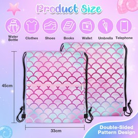 HAGOT Drawstring Backpack for Kids, Sports Gym Bag, Gymnastics Backpack, Waterproof Beach, Swimming, School, Travel, Sack Pack, Pink, pink