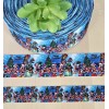 7/8 & 1.5" (1 YD) Mickey Mouse Christmas Ribbon Goofy Pluto Daisy Donald Duck - 7/8"