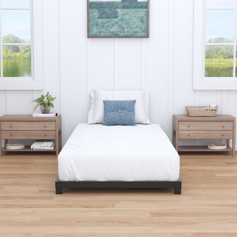 Nailsong 3 Inch Twin Bed Frames Low Profile, Twin Platform