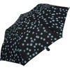 Knirps Slim Duomatic Paint Drops Pocket Umbrella, blue, Pocket umbrella