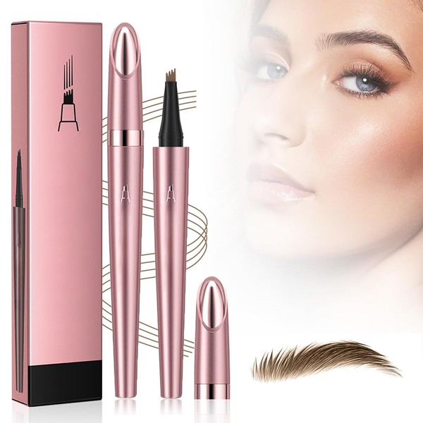 Eyebrow Tattoo Pencil 4 Fork Tip 3D Microblading, 2024 New