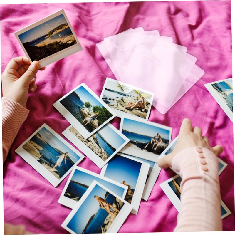 DOITOOL 100 Sheets Transparent Laminating Film Pouches for Photos PVC