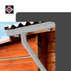 INEFA Gutter Holder Box Gutter Steel NW 68 Grey Gutter