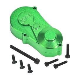 Aluminum 7075 Center Gear Box Housing Set with Covers for Losi 1/18 Mini LMT 4X4 Brushed Monster Truck RTR-LOS01026 Upgrades - Green