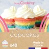 ScrapCooking - Kit Cupcakes Rainbow - con Lievito Colorante, 40