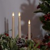 FPOO 8PCS Flameless Flickering Taper Candles with 2 Remote Control