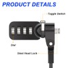 DKARDU Laptop Security Lock Cable, 4 Digital Password Protection Computer
