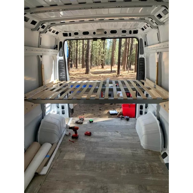 IKEA 2x Beams Ford Transit Camper Van Twin Bed Central