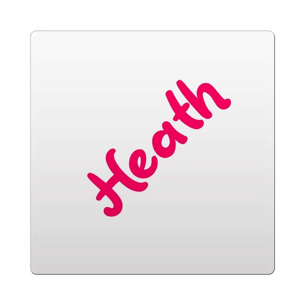 Makoroni - Heath Female Name Ceramic 4"x4" Drink Coaster w/Cork