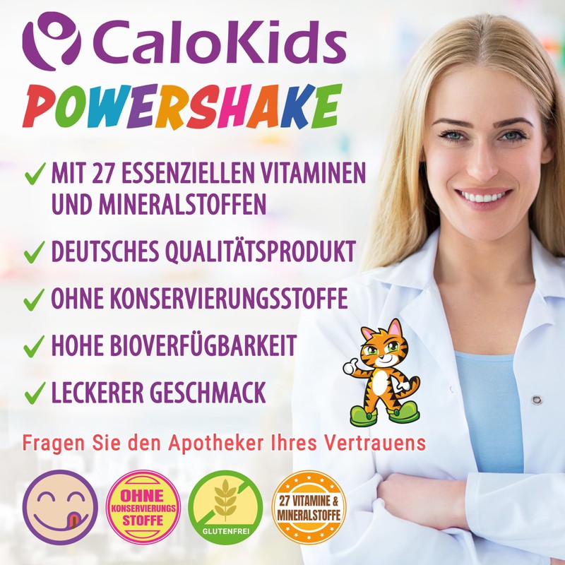 Drinking Food Children's Powershake Dietary Supplement for Children from 1-12