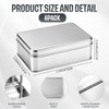 Gueevin 6 Pcs Metal Crayon Box Large Pencil Case Bulk