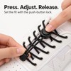Elastic No-Tie Shoelaces with Button Lock – Stretch Round Laces