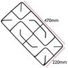 Spares2go **NON-UNIVERSAL** Pan Support Stand for New World Gas Cooker
