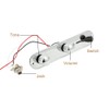 Chrome Plated Metal 3 Way Switch Prewired Control Plate for