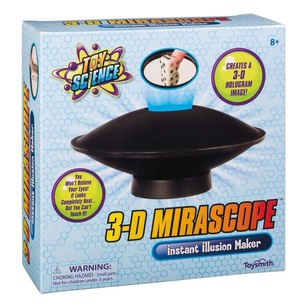 Toysmith Toysmith: 3-D Mirascope, 6" Instant Hologram Image Maker, Includes