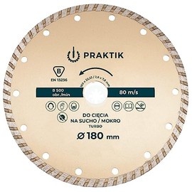 230mm Turbo Diamond Cutting Disc for Angle Grinder Wheel-continuous Rim for Wet and Dry Application Concrete Brick Granite Mortar Masonry