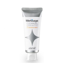 Matsukaze Mersage Clear Gel 2.1 oz (60 g) 1,450 ppm Orange Mint (Dental Exclusive & Quasi-Drug)