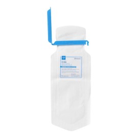 Medline Refillable Ice Bag with Clamp Closure, White, 5" x 12", 1 Bag