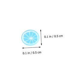 minkissy 1000pcs Manicure Tool Diy Decoration for Nail Bulk Lip Gloss Nail Art Slices Polymer Lip Gloss in Bulk Fruit Charms 3d Nail Charms Car Lip Tint Amulet Mini