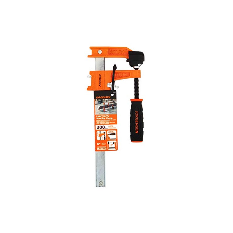 Jorgensen 3706-LD 6-Inch Light-Duty Steel Bar Clamp