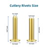 Cutlery Rivets 5/16" x 5/8" for Knife Making Handle Pins