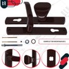 KOTARBAU® Door Handle Set 92 mm Long Plate Brown Profile