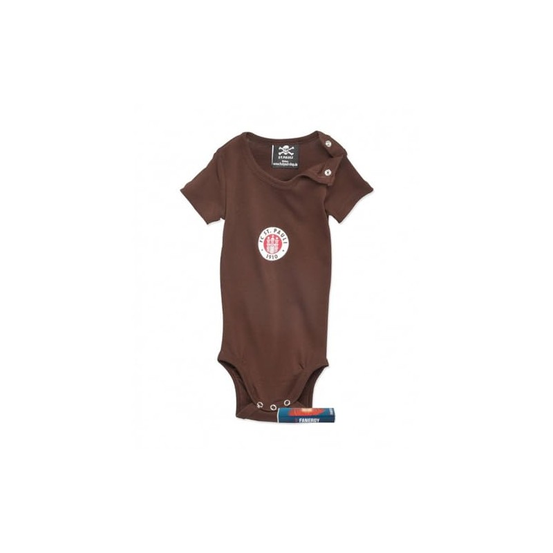 FC St. Pauli Baby Body Logo Brown FCSP Fan Item
