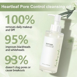 COSMOO COSMOO Deep Cleansing Oil, Pore Control Oil Cleanser for Face, Makeup Blackhead Remover Oil, Korean Skin Care, All Skin Types - 200ml (200 ML)