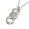ERG SILVER NECKLACE (925 Sterling Silver) Size (49cm)